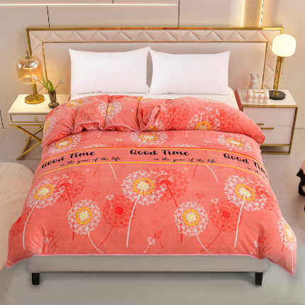 91家纺网 家纺一手货源 找家纺 （总）绒品荟家纺 2025新款加厚牛奶绒单被套金貂绒法莱绒冬季法兰绒高克重被罩