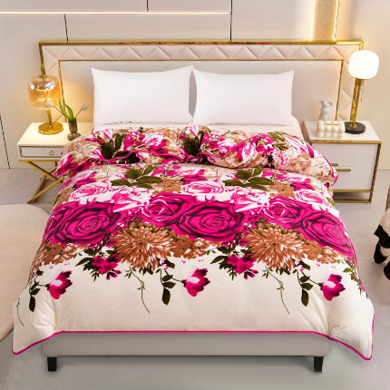 91家纺网 家纺一手货源 找家纺 （总）绒品荟家纺 2025新款加厚牛奶绒单被套金貂绒法莱绒冬季法兰绒高克重被罩