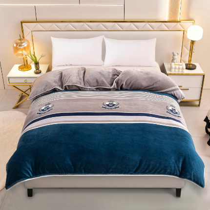 91家纺网 家纺一手货源 找家纺 （总）绒品荟家纺 2025新款加厚牛奶绒单被套金貂绒法莱绒冬季法兰绒高克重被罩