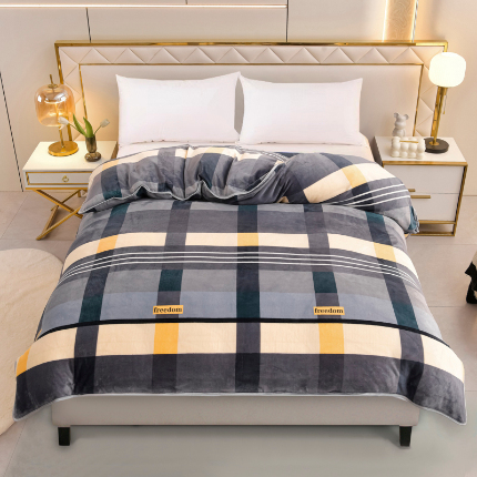 91家纺网 家纺一手货源 找家纺 （总）绒品荟家纺 2025新款加厚牛奶绒单被套金貂绒法莱绒冬季法兰绒高克重被罩