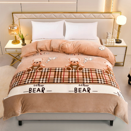 91家纺网 家纺一手货源 找家纺 （总）绒品荟家纺 2025新款加厚牛奶绒单被套金貂绒法莱绒冬季法兰绒高克重被罩