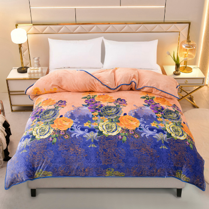 91家纺网 家纺一手货源 找家纺 （总）绒品荟家纺 2025新款加厚牛奶绒单被套金貂绒法莱绒冬季法兰绒高克重被罩