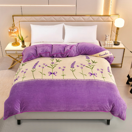 91家纺网 家纺一手货源 找家纺 （总）绒品荟家纺 2025新款加厚牛奶绒单被套金貂绒法莱绒冬季法兰绒高克重被罩