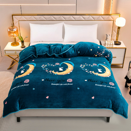 91家纺网 家纺一手货源 找家纺 （总）绒品荟家纺 2025新款加厚牛奶绒单被套金貂绒法莱绒冬季法兰绒高克重被罩