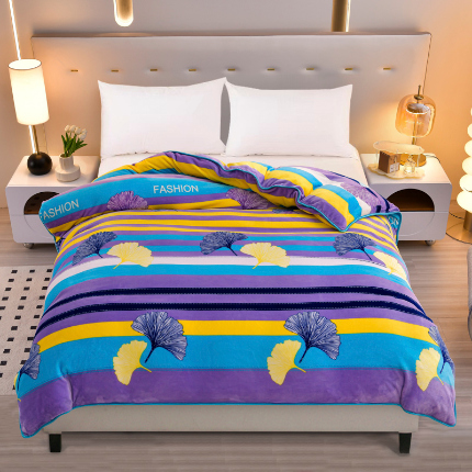 91家纺网 家纺一手货源 找家纺 （总）绒品荟家纺 2025新款加厚牛奶绒单被套金貂绒法莱绒冬季法兰绒高克重被罩