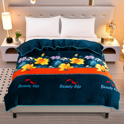 91家纺网 家纺一手货源 找家纺 （总）绒品荟家纺 2025新款加厚牛奶绒单被套金貂绒法莱绒冬季法兰绒高克重被罩