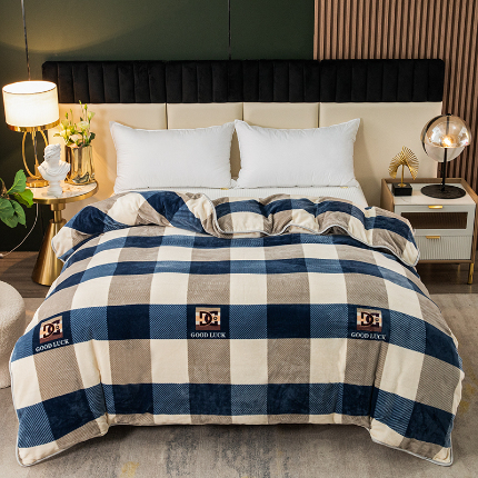 91家纺网 家纺一手货源 找家纺 （总）绒品荟家纺 2025新款加厚牛奶绒单被套金貂绒法莱绒冬季法兰绒高克重被罩