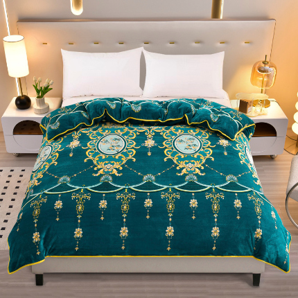 91家纺网 家纺一手货源 找家纺 （总）绒品荟家纺 2025新款加厚牛奶绒单被套金貂绒法莱绒冬季法兰绒高克重被罩