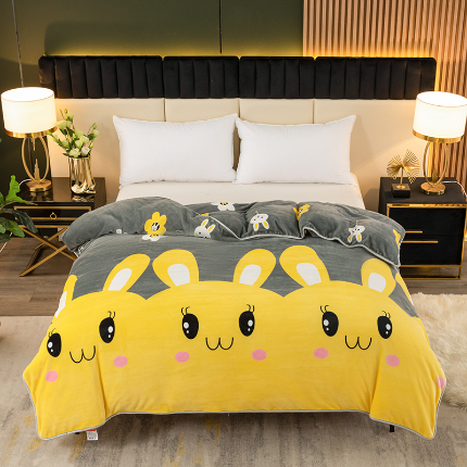 91家纺网 家纺一手货源 找家纺 （总）绒品荟家纺 2025新款加厚牛奶绒单被套金貂绒法莱绒冬季法兰绒高克重被罩