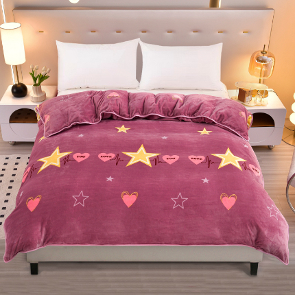 91家纺网 家纺一手货源 找家纺 （总）绒品荟家纺 2025新款加厚牛奶绒单被套金貂绒法莱绒冬季法兰绒高克重被罩