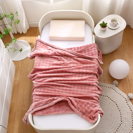 91家纺网 家纺一手货源 找家纺 （总）永乐2024新款兔毛绒泡泡多功能毛毯高克重法莱绒牛奶绒贝贝绒毛毯