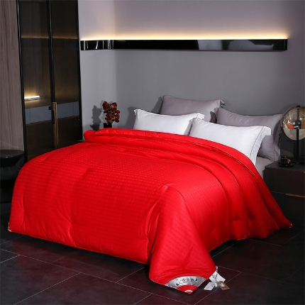 91家纺网 家纺一手货源 找家纺 （总）2025新款小提花被冬被春秋被子冬季被芯拉链款双胎被子母被