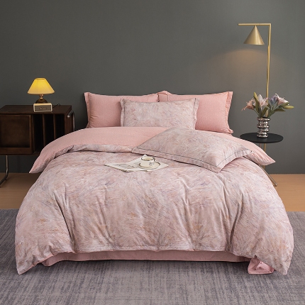 91家纺网 家纺一手货源 找家纺 （总）2024新款全棉加厚长绒棉数码印花四件套