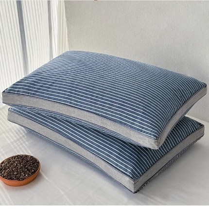 91家纺网 家纺一手货源 找家纺 （总）枕之坊 2025新款立体水洗棉荞麦枕