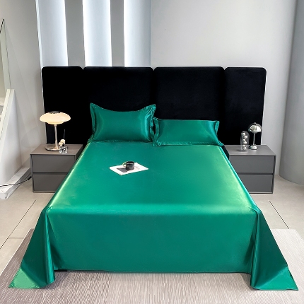 91家纺网 家纺一手货源 找家纺 （总）梦尚舒 2025新款水洗冰丝单床单