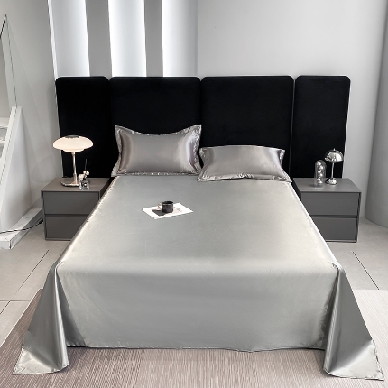 91家纺网 家纺一手货源 找家纺 （总）梦尚舒 2025新款水洗冰丝单床单