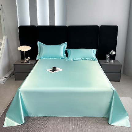 91家纺网 家纺一手货源 找家纺 （总）梦尚舒 2025新款水洗冰丝单床单