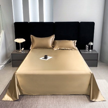 91家纺网 家纺一手货源 找家纺 （总）梦尚舒 2025新款水洗冰丝单床单