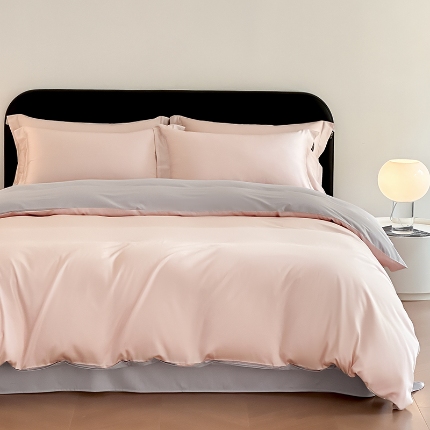 （总）618家纺2023新款A类50S100支长绒棉全棉双拼炫拼四件套