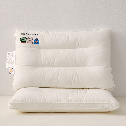 91家纺网 家纺一手货源 找家纺 （总）乐可 2024新款A类全棉卡通儿童枕学生枕 枕头枕芯