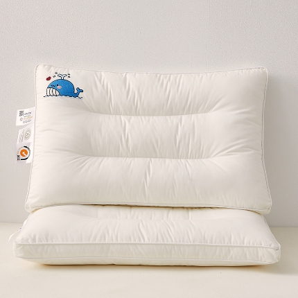 91家纺网 家纺一手货源 找家纺 （总）乐可 2024新款A类全棉卡通儿童枕学生枕 枕头枕芯