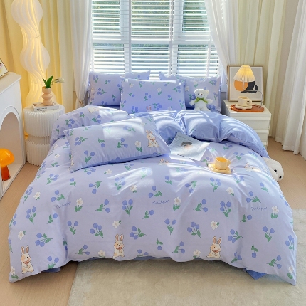 91家纺网 家纺一手货源 找家纺 （总）洺兰家居 2025新款13070全棉单被套