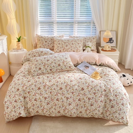 91家纺网 家纺一手货源 找家纺 （总）洺兰家居 2025新款13070全棉单被套