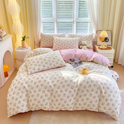 91家纺网 家纺一手货源 找家纺 （总）洺兰家居 2025新款13070全棉单被套