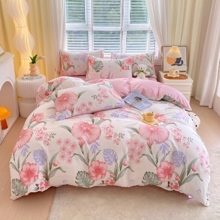 91家纺网 家纺一手货源 找家纺 （总）洺兰家居 2025新款13070全棉单被套