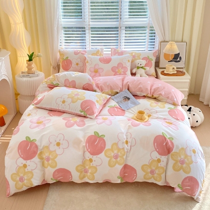 91家纺网 家纺一手货源 找家纺 （总）洺兰家居 2025新款13070全棉单被套