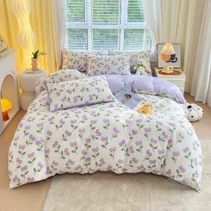 91家纺网 家纺一手货源 找家纺 （总）洺兰家居 2025新款13070全棉单被套