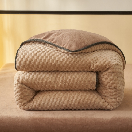 91家纺网 家纺一手货源 找家纺 （总）吾诺 2024 大豆豆绒可拆洗冬被二合一被子牛奶绒冬被被芯