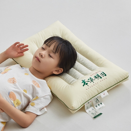 91家纺网 家纺一手货源 找家纺 （总）乐可 2024新款A类本草明目低平枕 枕头枕芯-风格二