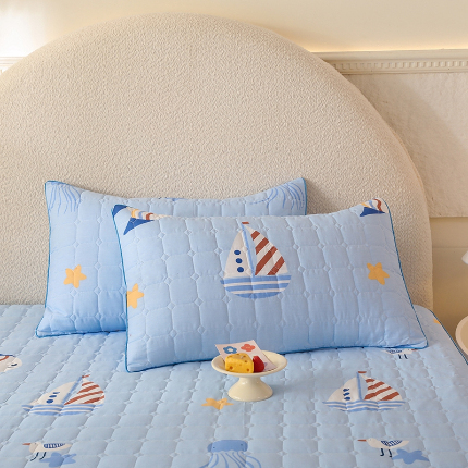 91家纺网 家纺一手货源 找家纺 （总）八十八家纺 2024新款全棉夹棉单品套件—枕套