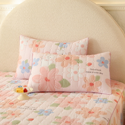 91家纺网 家纺一手货源 找家纺 （总）八十八家纺 2024新款全棉夹棉单品套件—枕套