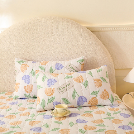 91家纺网 家纺一手货源 找家纺 （总）八十八家纺 2024新款全棉夹棉单品套件—枕套