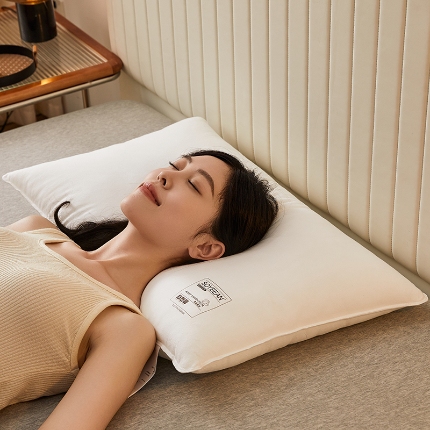 91家纺网 家纺一手货源 找家纺 （总）乐可 2024新款A类全棉黄金大豆枕 枕头枕芯