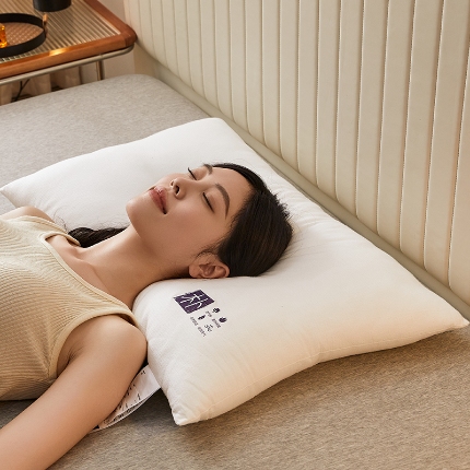 91家纺网 家纺一手货源 找家纺 （总）乐可 2024新款A类全棉朴原枕 枕头枕芯