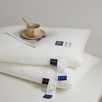 91家纺网 家纺一手货源 找家纺 （总）乐可 2024新款A类全棉朴原枕 枕头枕芯