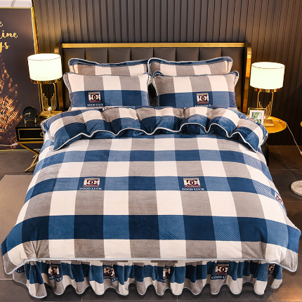 91家纺网 家纺一手货源 找家纺 （总）眠多宝 2024新款8-9斤直播爆款高克重牛奶绒法莱绒水晶绒金貂绒四件套