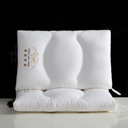 91家纺网 家纺一手货源 找家纺 （总）乐可 2024新款A类全棉七星酒店护颈枕 枕头枕芯