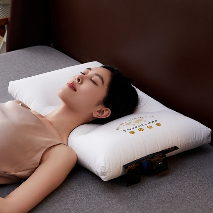 91家纺网 家纺一手货源 找家纺 （总）乐可 2024新款A类全棉七星酒店护颈枕 枕头枕芯