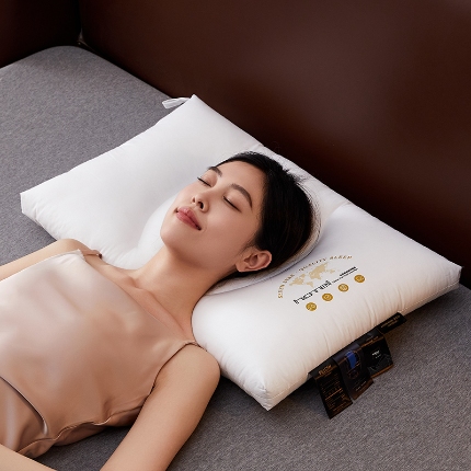 91家纺网 家纺一手货源 找家纺 （总）乐可 2024新款A类全棉七星酒店护颈枕 枕头枕芯