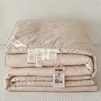 91家纺网 家纺一手货源 找家纺 欧夏被业2024新款冬被全棉A类长绒棉大提花大豆被被子被芯春秋被郁金香