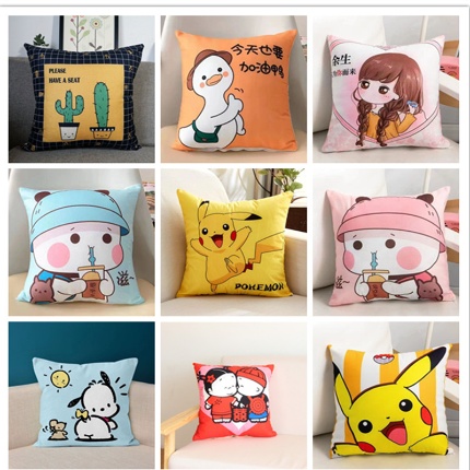 91家纺网 家纺一手货源 找家纺 （总）爆款直播赠品短毛绒含芯抱枕靠垫花型随机