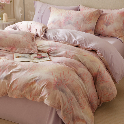 91家纺网 家纺一手货源 找家纺 金奇达家纺 （总）金奇达家纺 2025秋冬保暖加厚绒类四件套羽零绒【繁花里】四件套（标准号全网控价(折后券后)不低于159元，（拿货价会员减20元)）