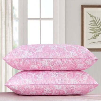 91家纺网 家纺一手货源 找家纺 兴丝露枕芯 印花舒适枕 枕头学生枕 磨毛枕芯 印花枕头 网销赠品 高弹舒适枕