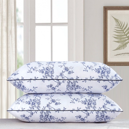 91家纺网 家纺一手货源 找家纺 兴丝露枕芯 印花舒适枕 枕头学生枕 磨毛枕芯 印花枕头 网销赠品 高弹舒适枕