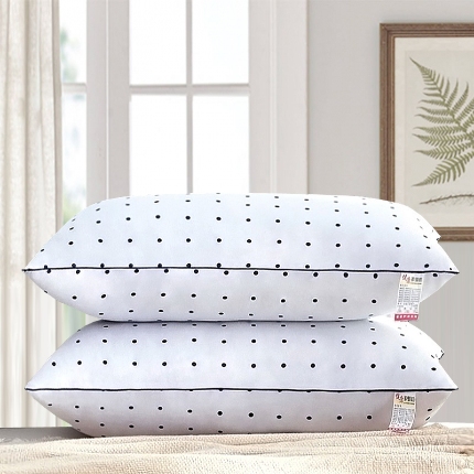 91家纺网 家纺一手货源 找家纺 （总）兴丝露枕芯 亲肤绗缝三线格枕芯 羽丝枕 舒适枕 中高枕 成人枕头 宿舍枕芯