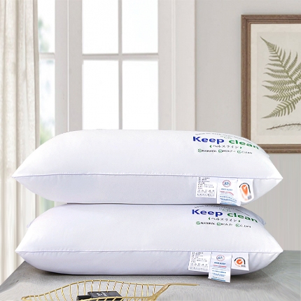 91家纺网 家纺一手货源 找家纺 兴丝露枕芯 磨毛烫画酒店枕 羽丝枕 成人枕头 单人枕